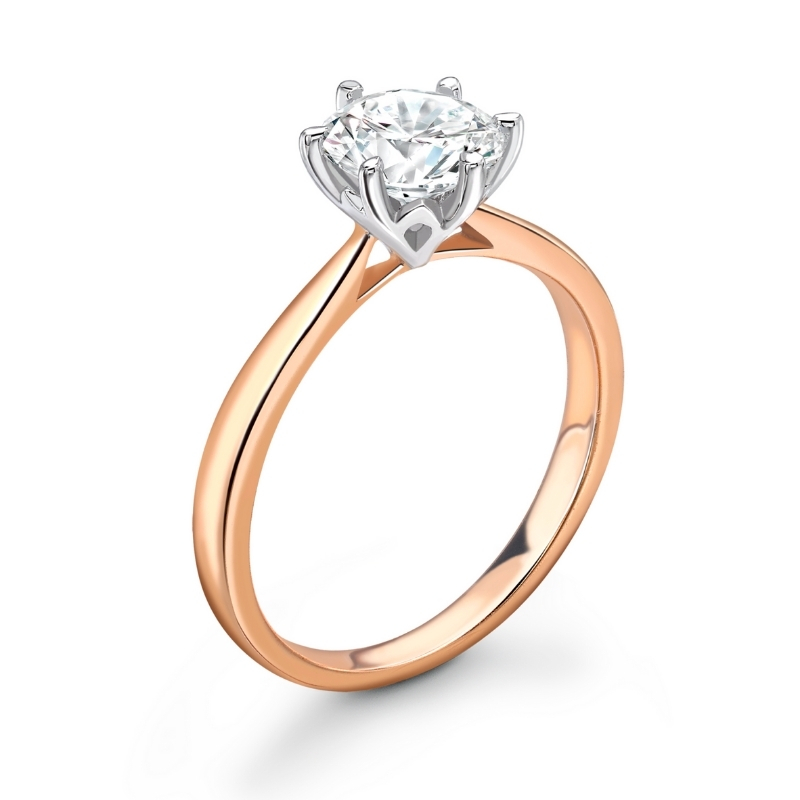 6 Rose gold claw lotus 1 carat engagement ring.jpg